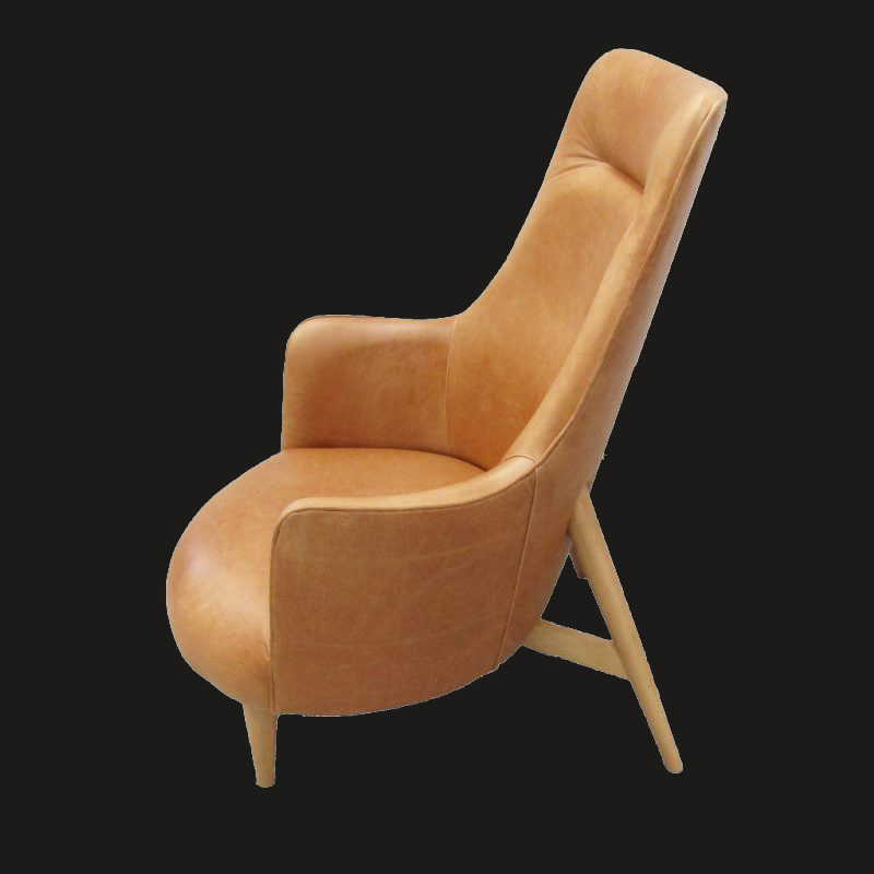 Leather Vega Lounge chair - Image 9