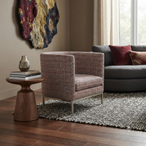 VEGA Tweed Tub Occasional Chair