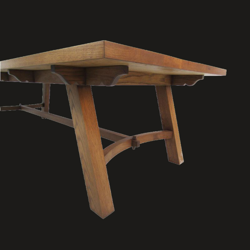 Vito Oak Dining Table - Image 7